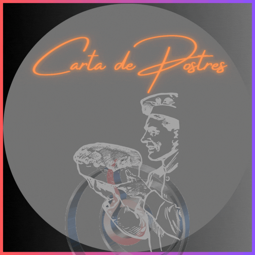 Carta de Postres La Bodeguita de María